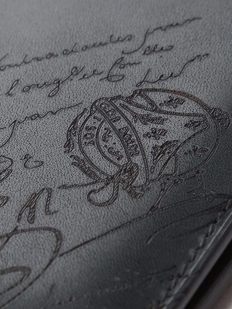 Amazon | [BERLUTI] (ベルルッティ) ジャグア スクリットレザー カード